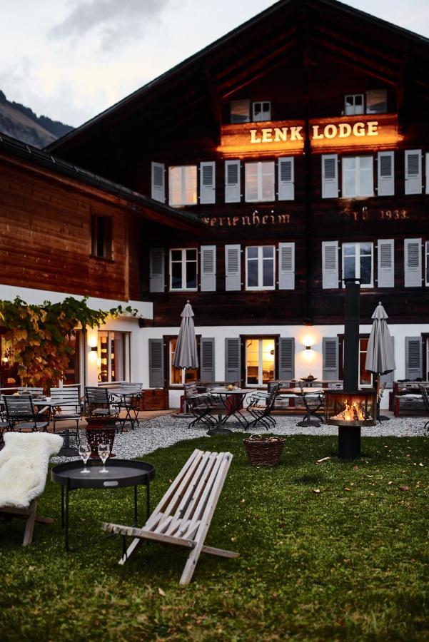 Lenk Lodge - Boutique & Design Hotel Und Apartements Exteriör bild