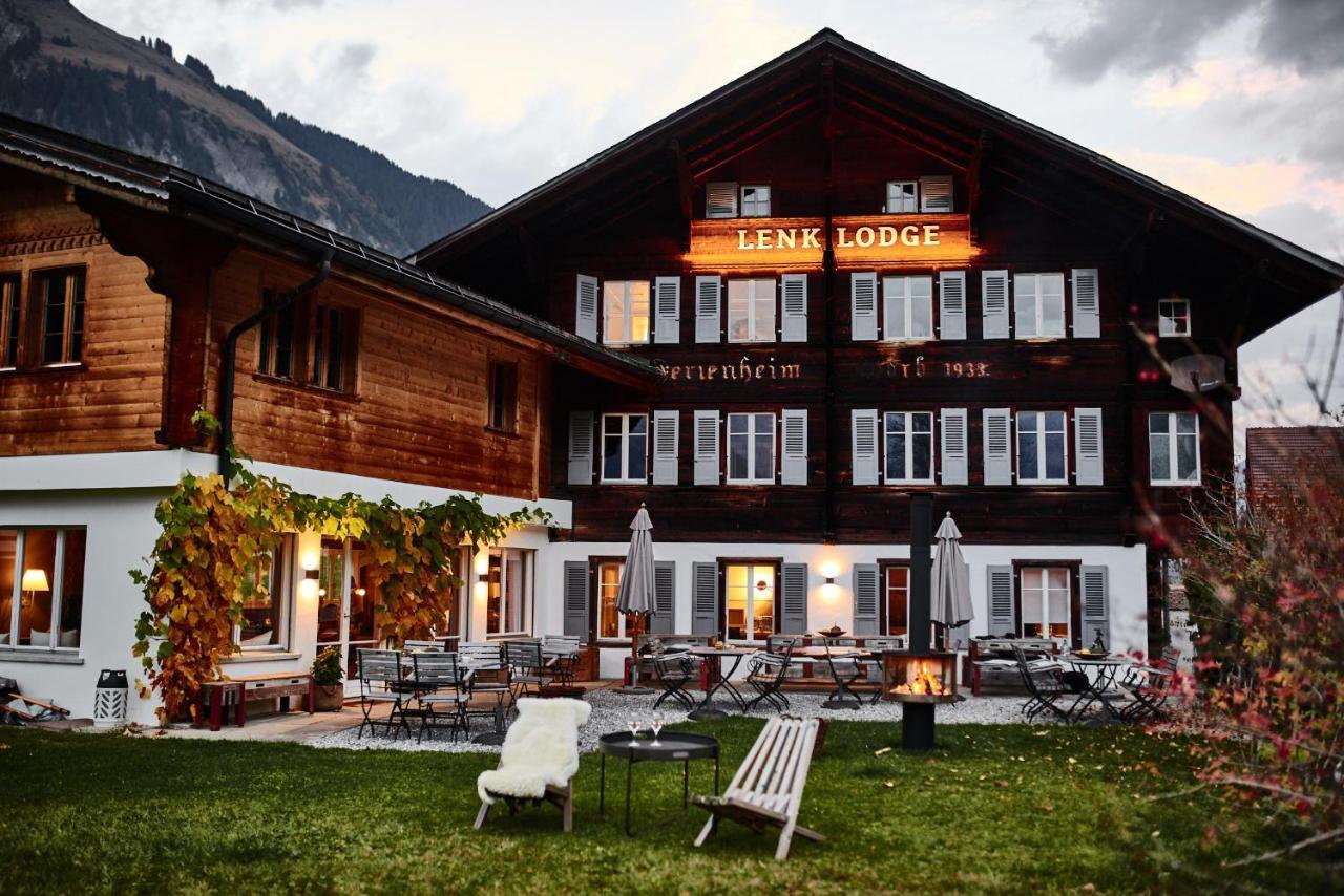 Lenk Lodge - Boutique & Design Hotel Und Apartements Exteriör bild